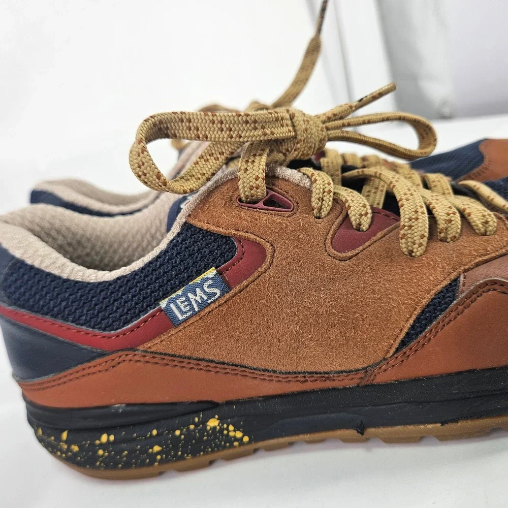 Lems Trailhead Women's Sequoia Hiking Trail Shoes Boots Brown Blue Size 8B Vegan - Picture 7 of 11